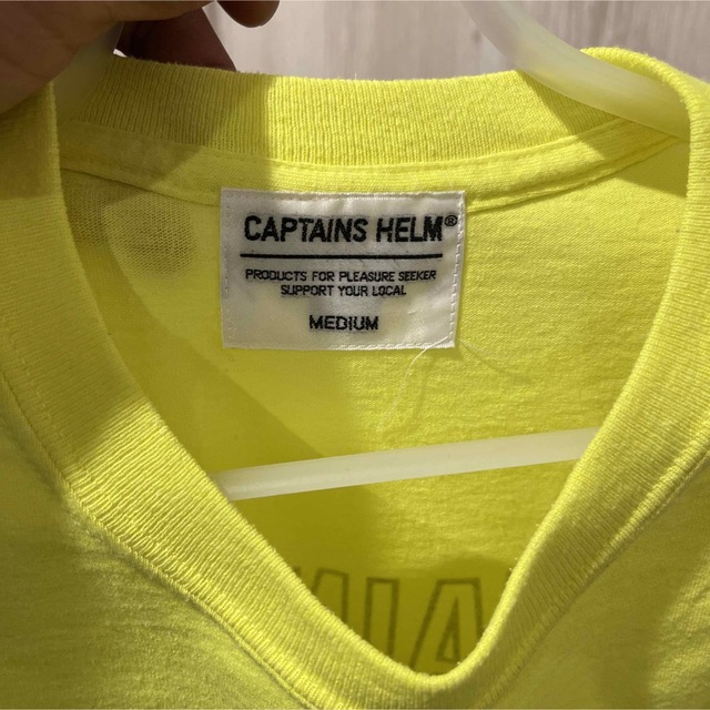 Ron Herman(ロンハーマン)のキャプテンヘルム　蛍光イエロー　M メンズのトップス(Tシャツ/カットソー(半袖/袖なし))の商品写真