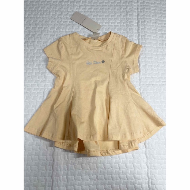 petit main(プティマイン)のプティマイン　ペプラムTシャツ　100cm キッズ/ベビー/マタニティのキッズ服女の子用(90cm~)(Tシャツ/カットソー)の商品写真