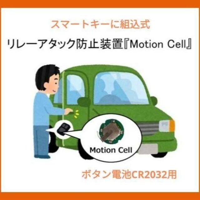 リレーアタック防止 装置 極小コイン電池型 【Motion Cell】2032 | フリマアプリ ラクマ