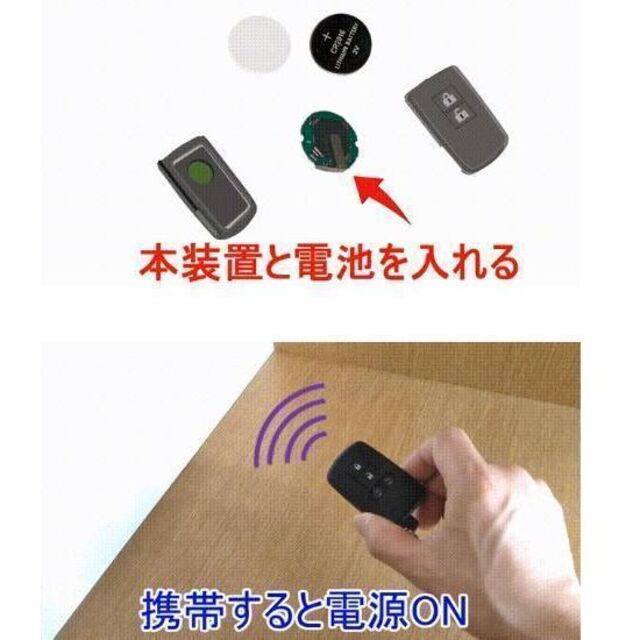リレーアタック防止 装置 極小コイン電池型 【Motion Cell】2032