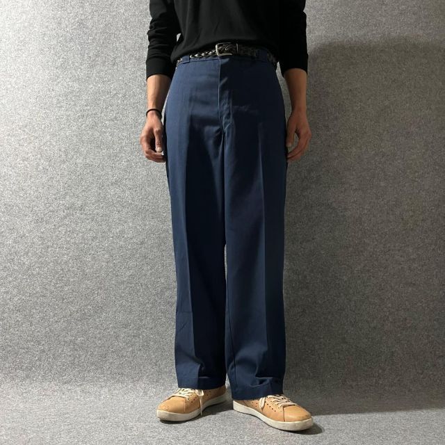 Dickies ディッキーズ ダブルニー ワークパンツ XL W40 ネイビー