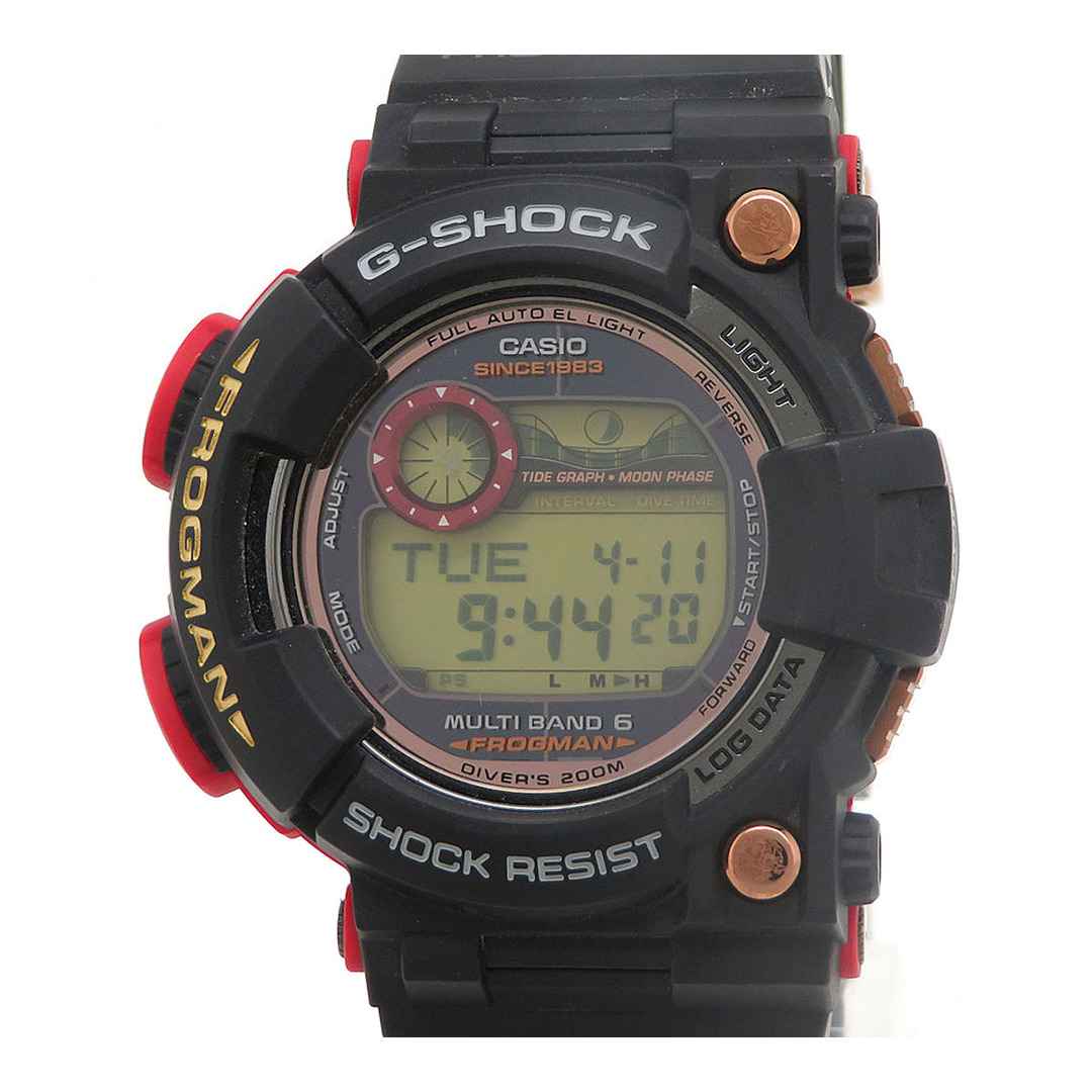 時計カシオ G-SHOCK FROGMAN 35周年記念 マグマオーシャン GWF-1035F-1JR ソーラー ステンレススティール メンズ CASIO  【時計】