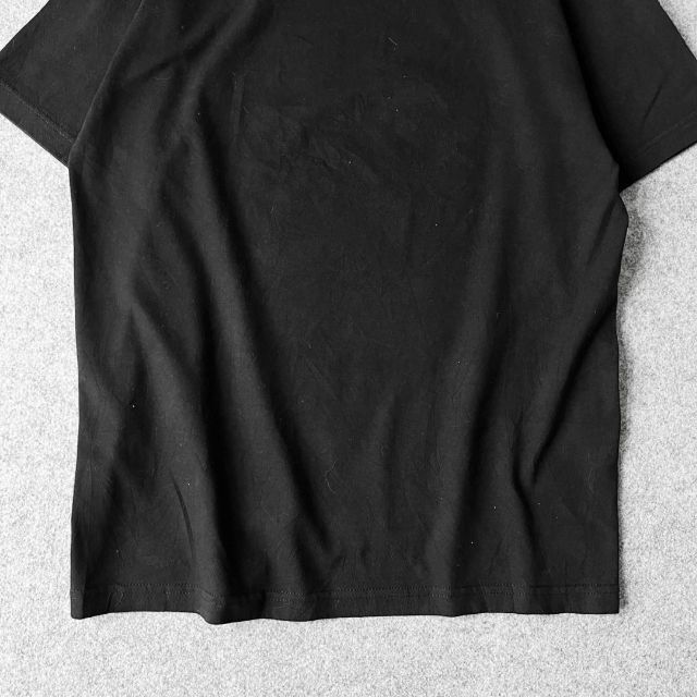ART VINTAGE(アートヴィンテージ)の【vintage】髑髏 スカル モノトーン グラフィック ルーズ 黒 Tシャツ メンズのトップス(Tシャツ/カットソー(半袖/袖なし))の商品写真