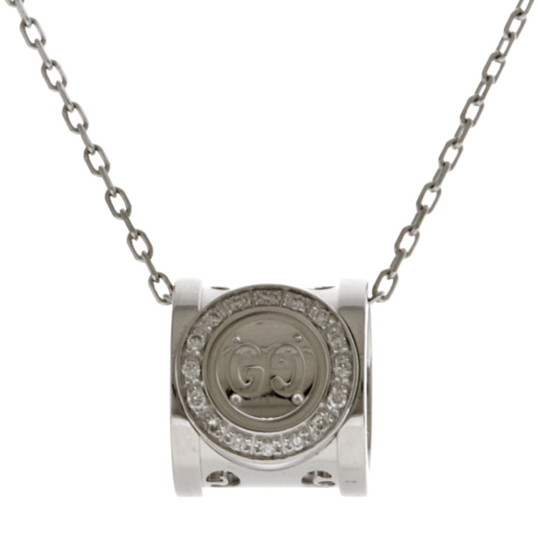 憧れ - Gucci グッチ 中古 K18ホワイトゴールド ネックレス GUCCI