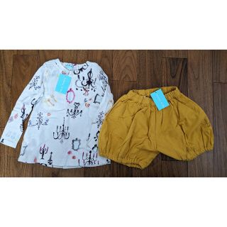 ハッカキッズ(hakka kids)の女の子　セット　サイズ100  hakka kids 新品未使用(Tシャツ/カットソー)