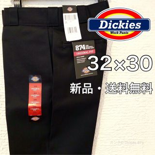 ディッキーズ(Dickies)の【新品・送料込】32×30 ブラック ディッキーズ 874 ワークパンツ チノ(ワークパンツ/カーゴパンツ)