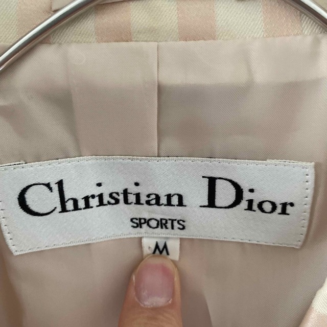 ChristianDiorクリスチャンディオールストライプテーラードジャケットm