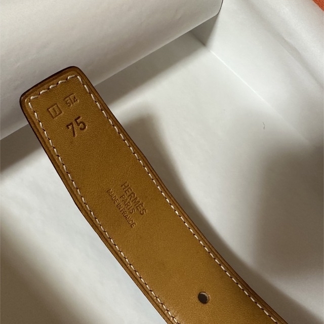 Hermes(エルメス)のエルメスのベルトブラウン色 ３㎝幅 レディースのファッション小物(ベルト)の商品写真