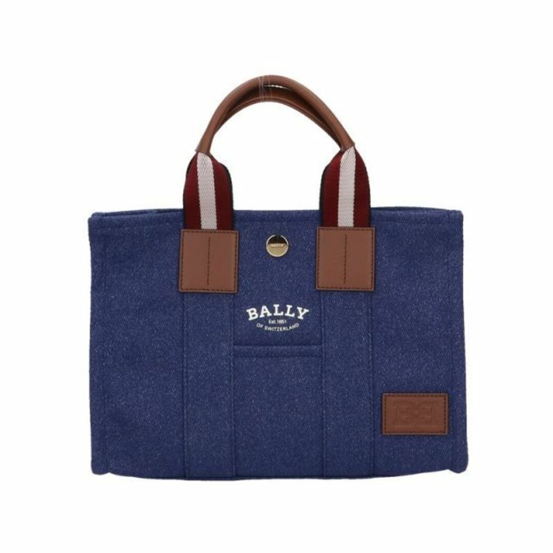 BALLY バリー ライン ナイロン トート バック ブラック系