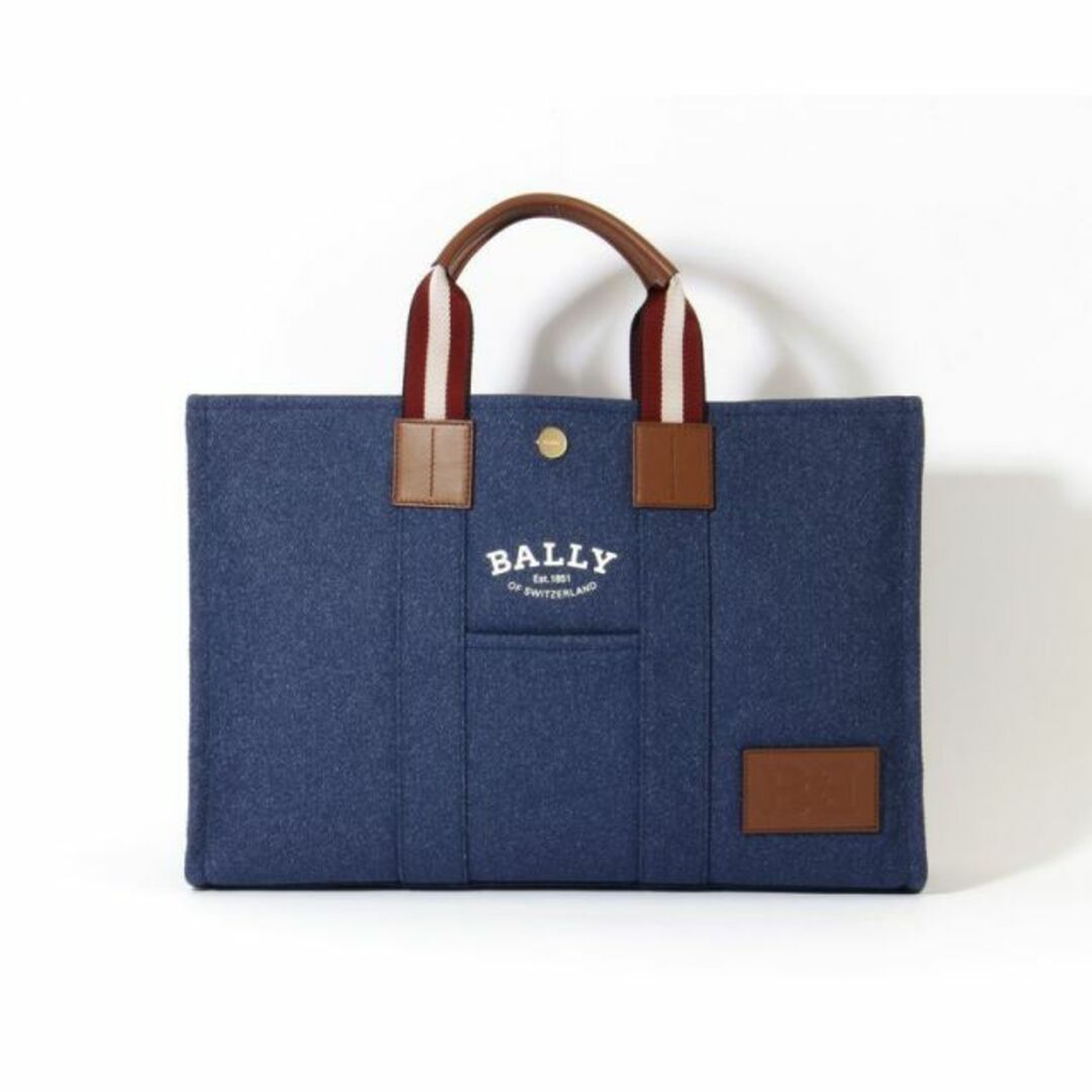 オープンポケット×1原産国バリー BALLY トートバッグ 6240517 BLUE