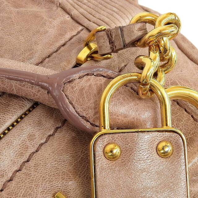 MIU MIU - 【本物保証】 布袋付 超美品 ミュウミュウ MIUMIU MIU MIU - 【本物保証】 布袋付 超美品 ミュウミュウ MIUMIU