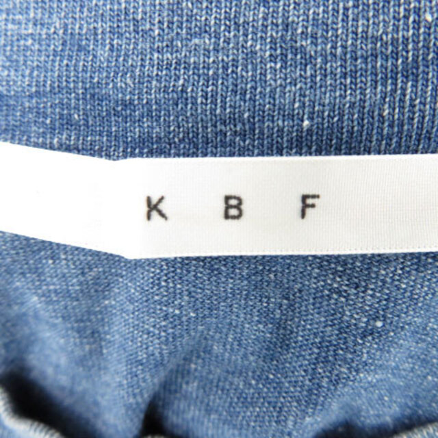 KBF(ケービーエフ)のKBF アーバンリサーチ ワンピース ひざ丈 七分袖 ラウンドネック  青 レディースのワンピース(ひざ丈ワンピース)の商品写真