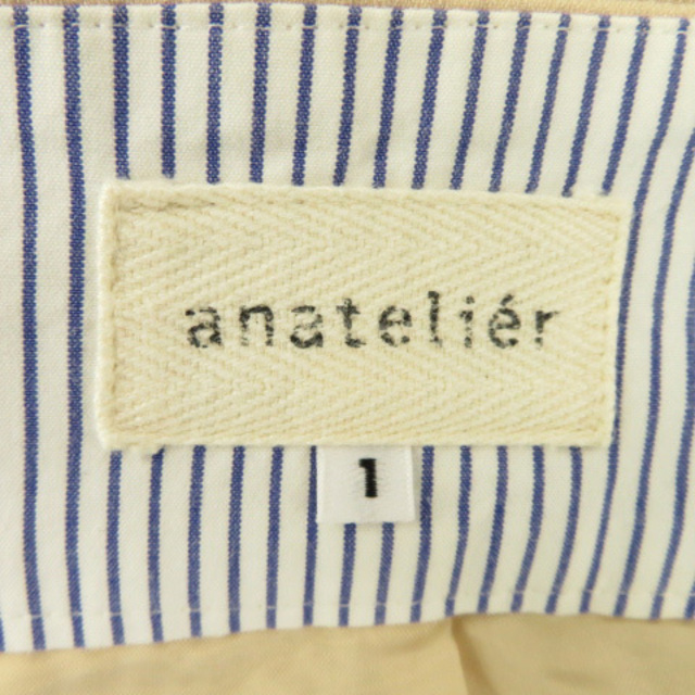 anatelier(アナトリエ)のアナトリエ スカーチョ ガウチョパンツ ワイドパンツ 七分丈 無地 1 ベージュ レディースのパンツ(その他)の商品写真