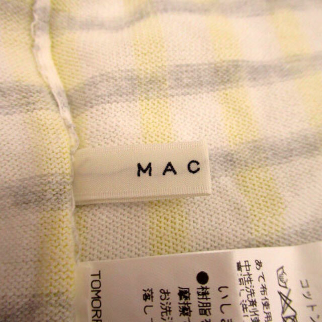 MACPHEE(マカフィー)のマカフィー トゥモローランド カットソー 半袖 ラウンドネック チェック柄 S レディースのトップス(カットソー(半袖/袖なし))の商品写真