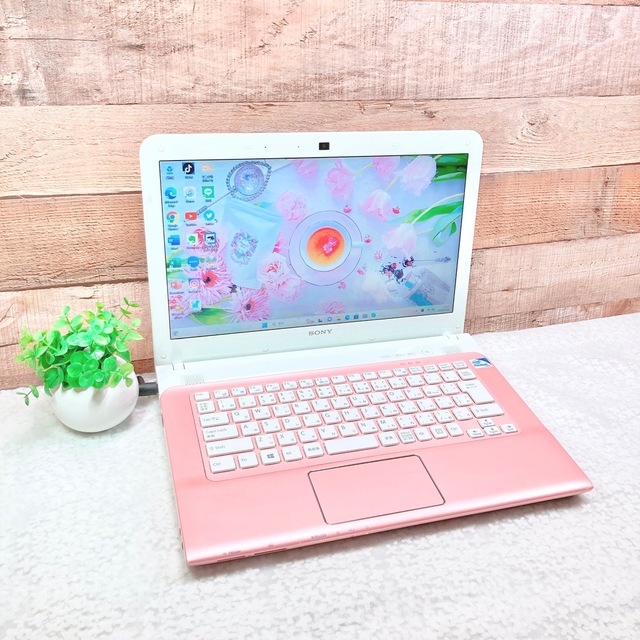 VAIO - VAIO❣️大容量750GB‼️カメラ付❣️ピンク♡ノートパソコン
