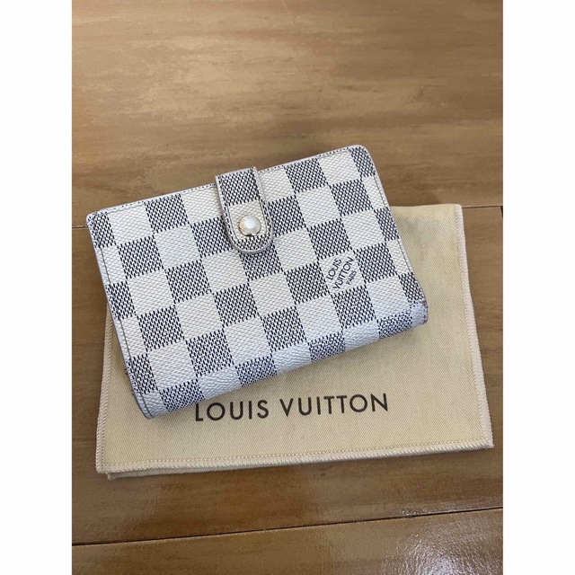 LOUIS VUITTON(ルイヴィトン)のルイ ヴィトン ダミエアズール ポルトフォイユ ヴィエノワ がま口財布  レディースのファッション小物(財布)の商品写真