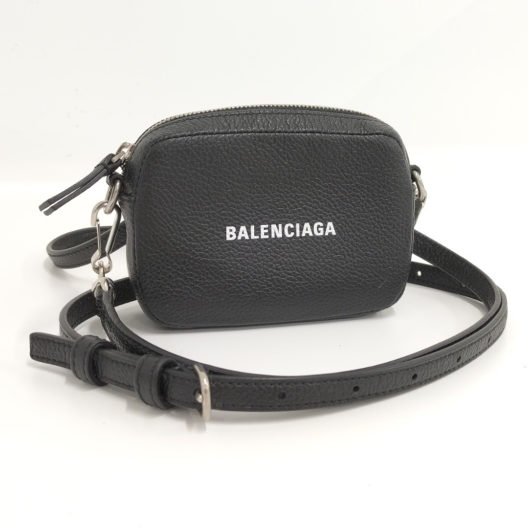 BALENCIAGA カメラバッグXS ショルダーバッグ レザー ブラック