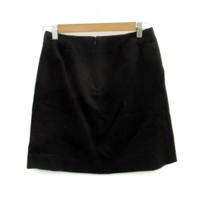 ADORE(アドーア)のアドーア ADORE 台形スカート フレアスカート ミニ丈 36 ブラック 黒 レディースのスカート(ミニスカート)の商品写真
