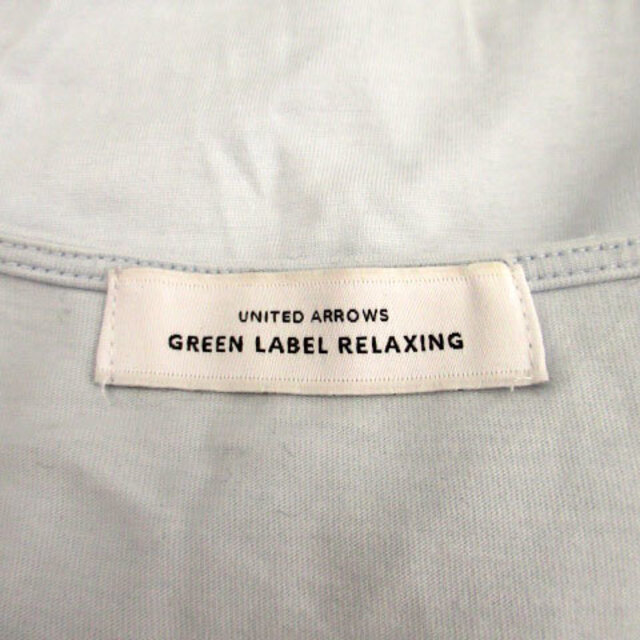 UNITED ARROWS green label relaxing(ユナイテッドアローズグリーンレーベルリラクシング)のグリーンレーベルリラクシング ブラウス カットソー 長袖 ラウンドネック 水色 レディースのトップス(シャツ/ブラウス(長袖/七分))の商品写真