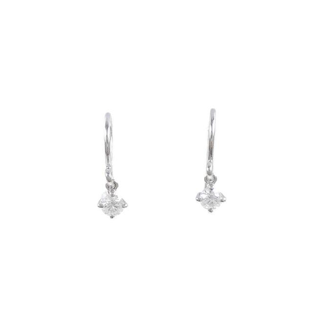 アクセサリーギンザ タナカ ダイヤモンド ピアス 0.20CT