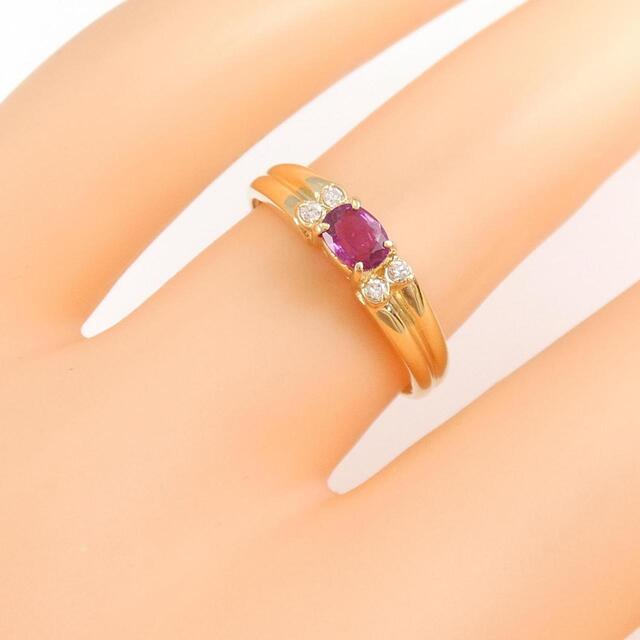 K18YG ルビー リング 0.30CT | www.innoveering.net