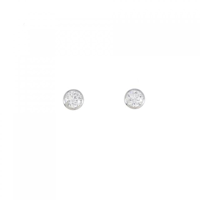 【リメイク】PT ダイヤモンド ピアス 0.207CT 0.222CT F SI2 VG