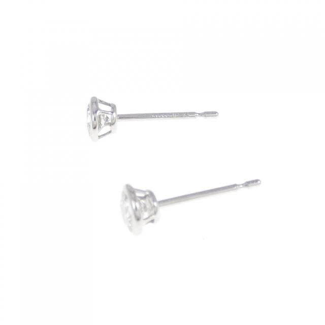 【リメイク】PT ダイヤモンド ピアス 0.240CT 0.249CT F SI2 VG-GOOD