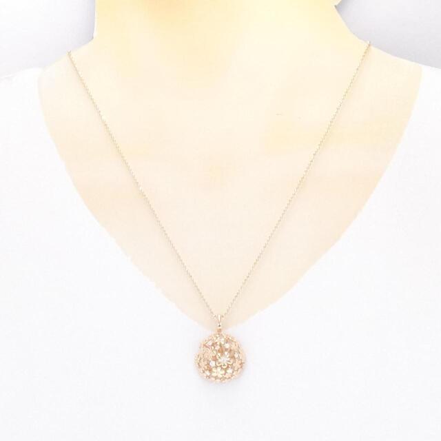 タサキ フラワー ダイヤモンド ネックレス 0.21CT