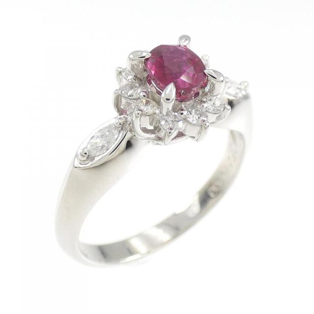 売れ筋新商品 PT ルビー リング 0.54CT リング(指輪) - phasechange.com