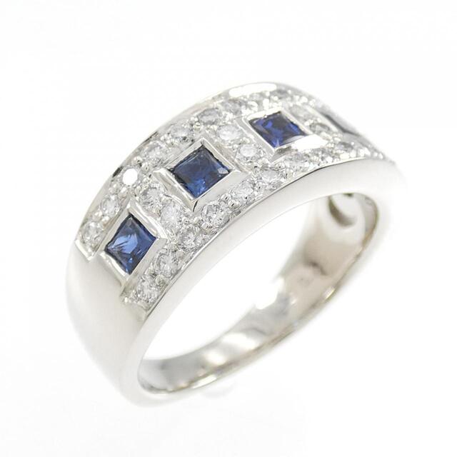 本物新品保証】 PT サファイヤ 0.57CT リング リング(指輪) - www