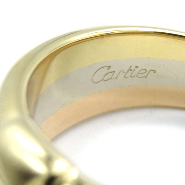 Cartier(カルティエ)のカルティエ スリーカラー ダイヤ リング 750 K18 指輪 ＃52 約11.5号 ジュエリー CARTIER レディースのアクセサリー(リング(指輪))の商品写真