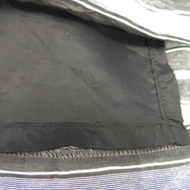 ROPE’(ロペ)のロペ フレアスカート ギャザースカート ミモレ丈 ボーダー柄 7 レディースのスカート(ひざ丈スカート)の商品写真
