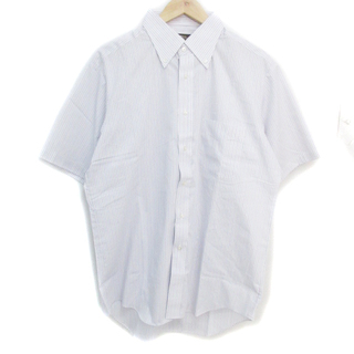 リーガル(REGAL)のリーガル Yシャツ ワイシャツ ドレスシャツ 半袖 43 白 紺 /FF7(シャツ)