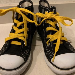 コンバース(CONVERSE)のコンバース オールスター ハイ ブラック　キッズ　17センチ(スニーカー)