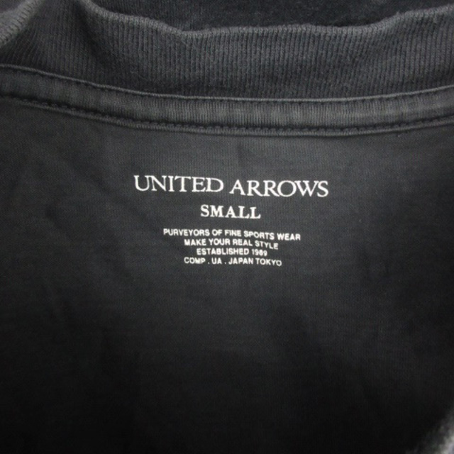 UNITED ARROWS(ユナイテッドアローズ)のユナイテッドアローズ Tシャツ カットソー 半袖 クルーネック 無地 S 黒 メンズのトップス(Tシャツ/カットソー(半袖/袖なし))の商品写真