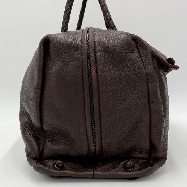 【美品】 BOTTEGA VENETA イントレチャート メンズ ボストンバッグ