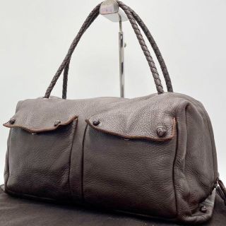 ボッテガヴェネタ(Bottega Veneta)の【美品】 BOTTEGA VENETA イントレチャート メンズ ボストンバッグ(ボストンバッグ)