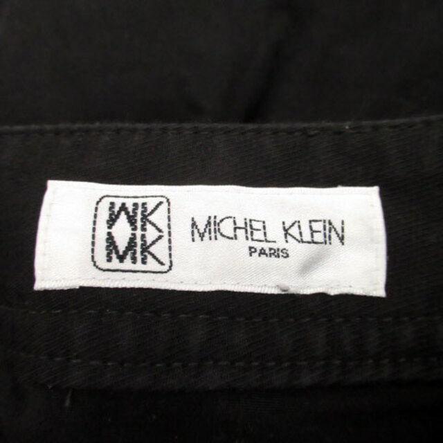 MK MICHEL KLEIN(エムケーミッシェルクラン)のエムケー ミッシェルクラン ベイカーパンツ ワイドパンツ ロング丈 36 黒 レディースのパンツ(その他)の商品写真