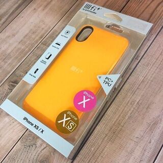 IIIfi+ ネオ 蛍光オレンジ iPhoneX/Xs ケース IFT37OR(iPhoneケース)