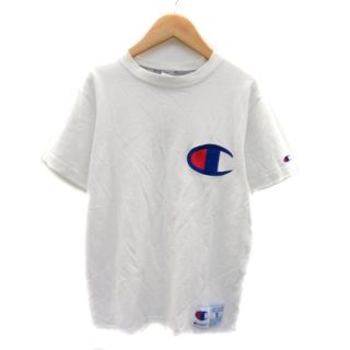 チャンピオン(Champion)のチャンピオン Tシャツ カットソー 半袖 ラウンドネック ロゴ刺繍 S(Tシャツ/カットソー(半袖/袖なし))