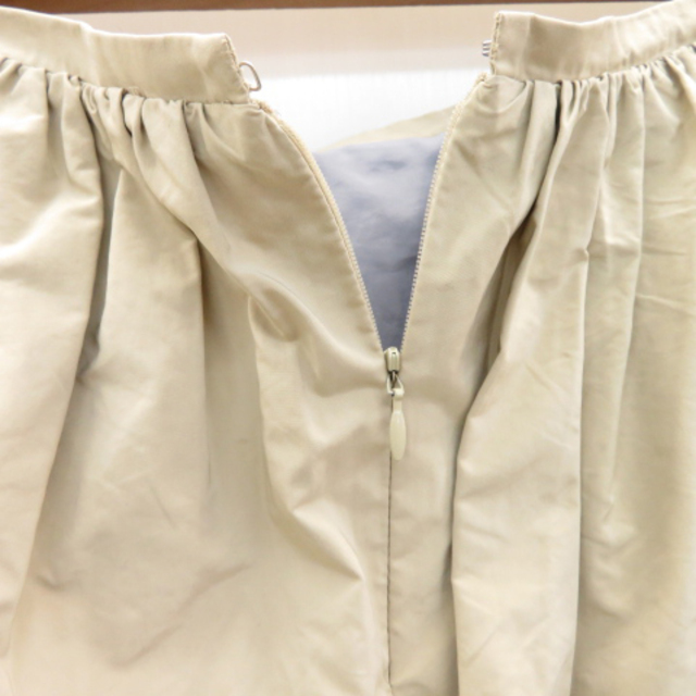 Lois CRAYON(ロイスクレヨン)のロイスクレヨン フレアスカート ギャザースカート ミニ丈 無地 M ベージュ レディースのスカート(ひざ丈スカート)の商品写真