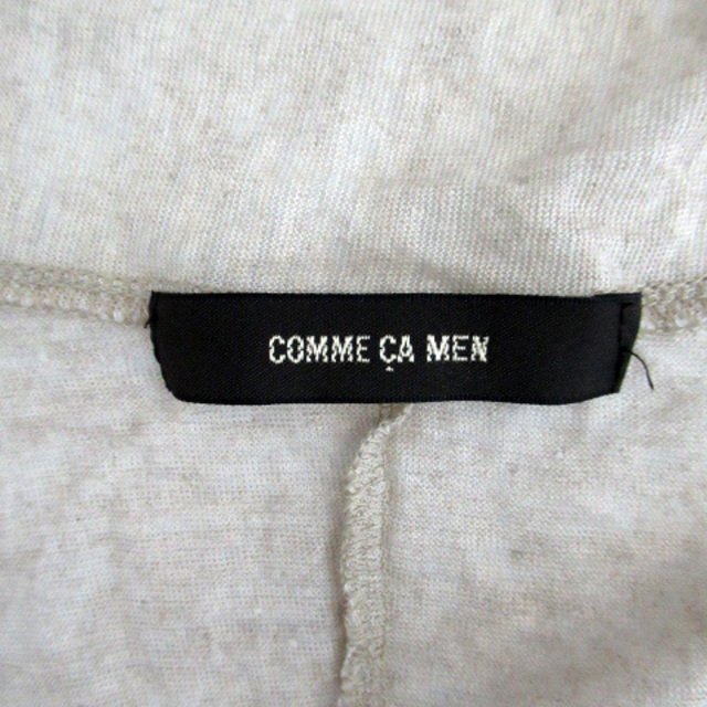 COMME CA MEN(コムサメン)のコムサメン ベスト ジレ 前開き ショールカラー リネン M ベージュ メンズのトップス(ベスト)の商品写真