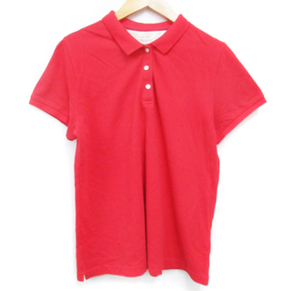 スタディオクリップ(STUDIO CLIP)のスタディオクリップ ポロシャツ 半袖 ポロカラー 無地 L 赤 /FF18(ポロシャツ)