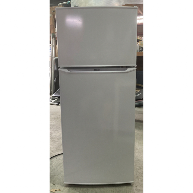 美品 ハイアール 130L 2ドア冷蔵庫(直冷式)ホワイト【右開き】Haier