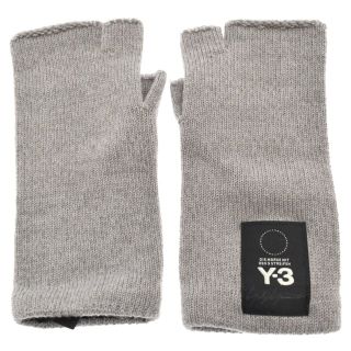 ワイスリー(Y-3)のY-3 ワイスリー ロゴラベルニットグローブ 手袋 グレー(その他)