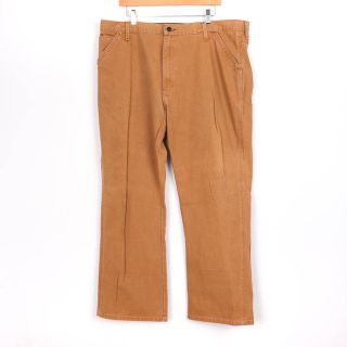 ディッキーズ(Dickies)のディッキーズ ワークパンツ ペインターパンツ リラックスフィット ストレート ロゴ 大きいサイズ メンズ 40×30サイズ ブラウン Dickies(その他)