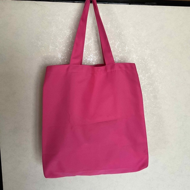 エコバッグ　ナイロンバッグ　ピンク　パン祭り　Gaspard et Lisa レディースのバッグ(エコバッグ)の商品写真