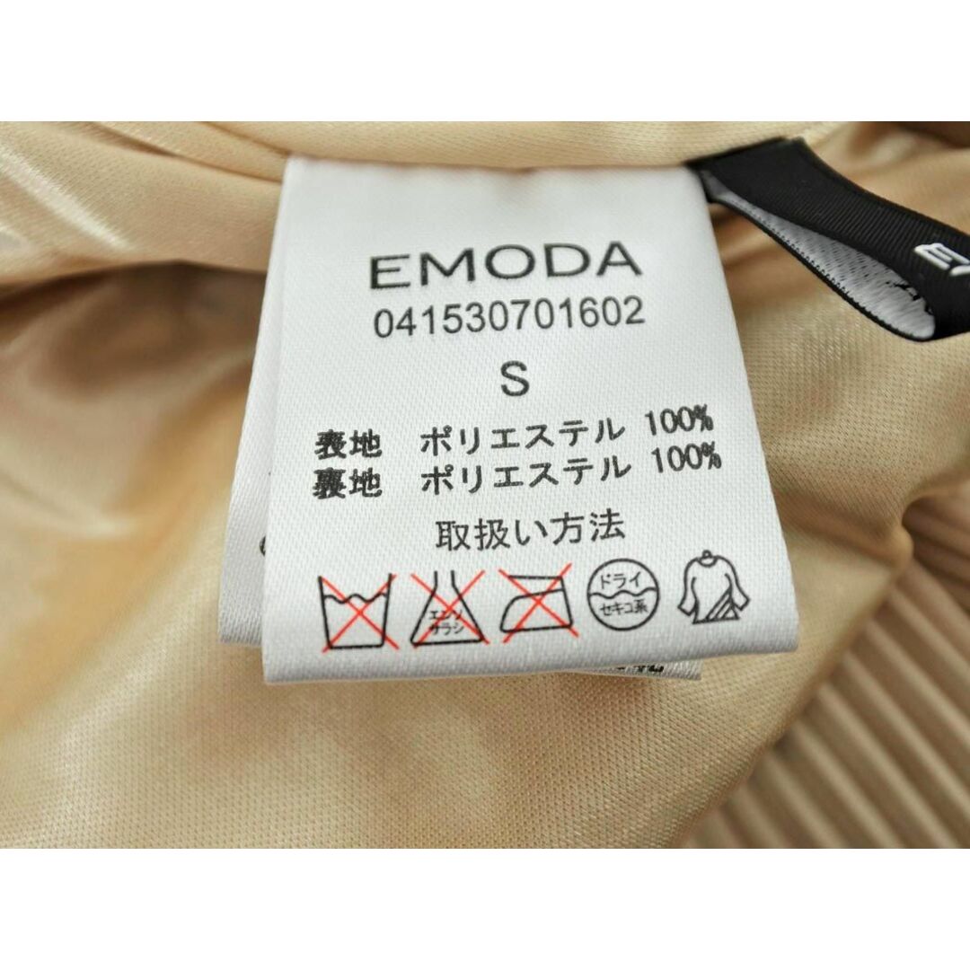 EMODA(エモダ)のEMODA エモダ サテン プリーツ パンツ sizeS/ベージュ ■◇ レディース レディースのスカート(ミニスカート)の商品写真