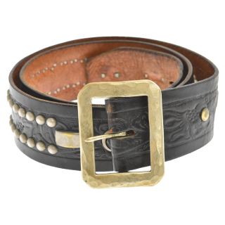 希少品! TENDERLOIN HTC PORTER ナロー ベルト M 黒青 | www
