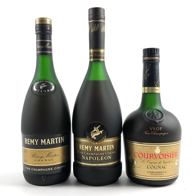 3本 REMY MARTIN CAMUS COURVOISIER コニャック